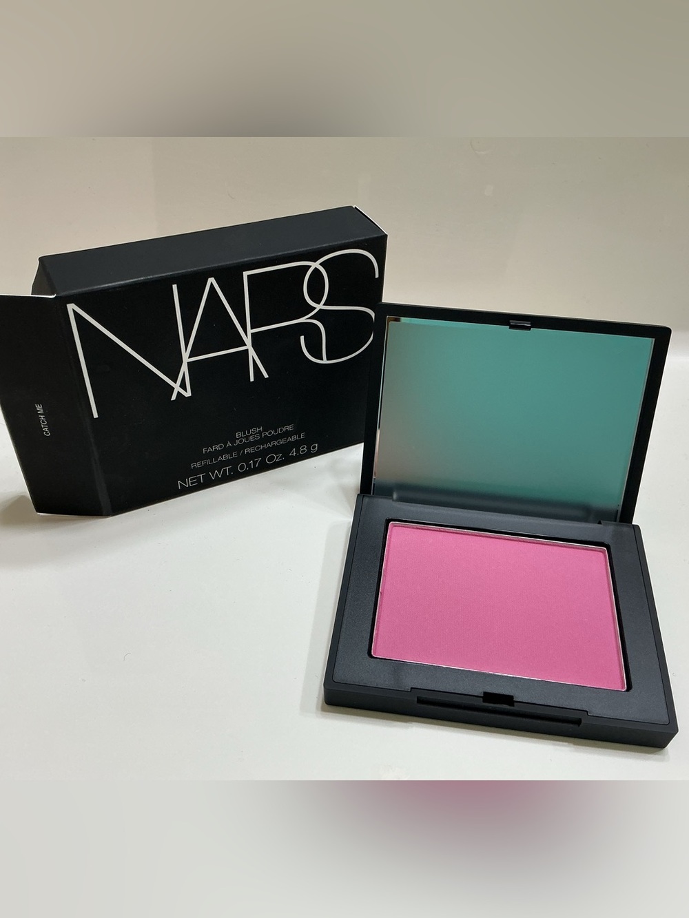 NEW NARS Talc Free Powder Blush 908 Catch Me Matte Cool Pink 0.17 oz Full Size
